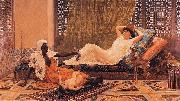 Frederick Goodall A New Light in the Harem oil